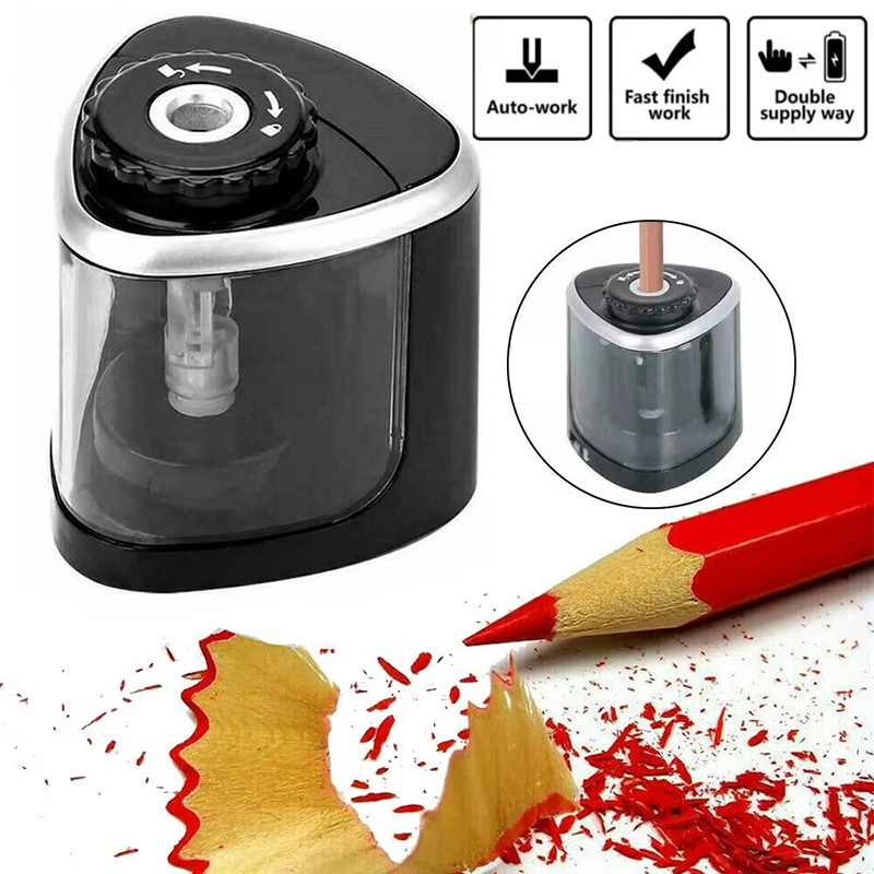 Electric Pencil Sharpener Usb - مبراة أقلام كهربائية محمولة أوتوماتيكية للمكتب،