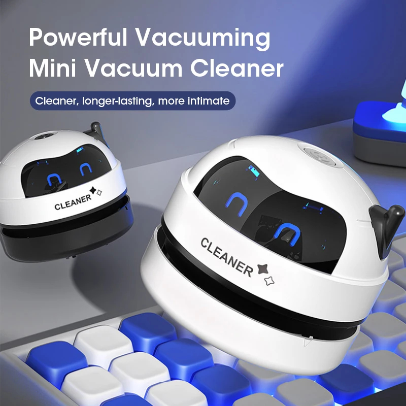 Mini Desktop Vacuum Cleaner For Eraser Dust - مكنسة كهربائية صغيرة محمولة قابلة لإعادة