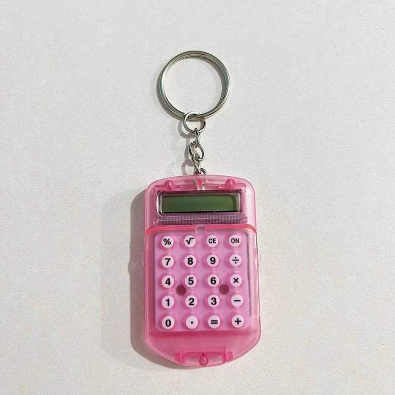 Scientific Calculator For Secondary School - آلة حاسبة صغيرة شفافة بغطاء قلاب،