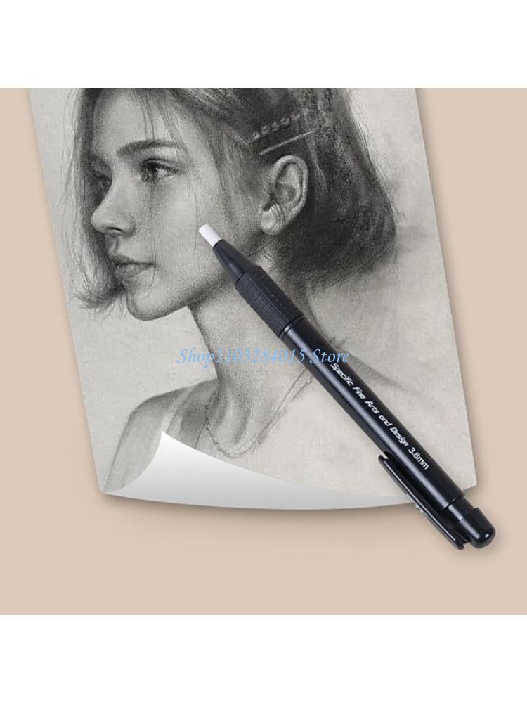 Retractable Eraser Pen Click - R6FF قلم ممحاة قابل للسحب بنقرات