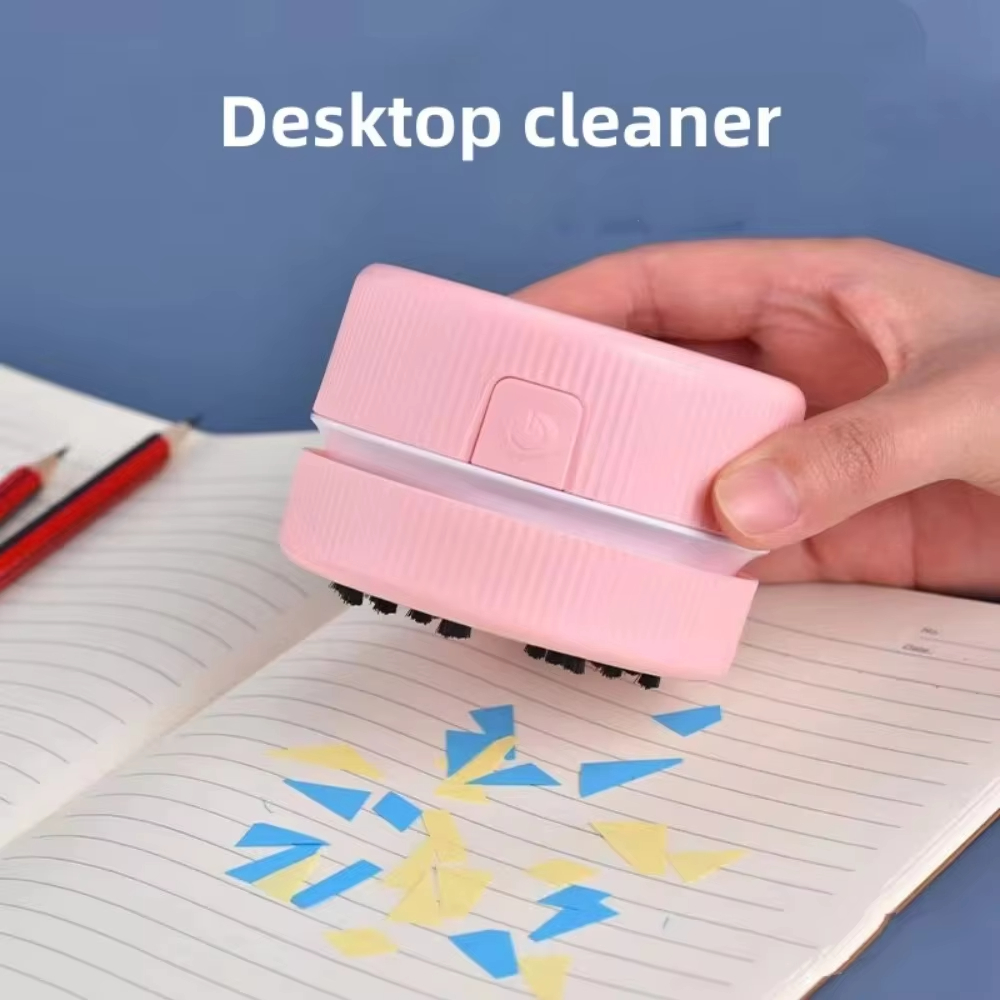 Mini Desktop Vacuum Cleaner For Eraser Dust - مكنسة كهربائية صغيرة للمكتب، منظف محمول