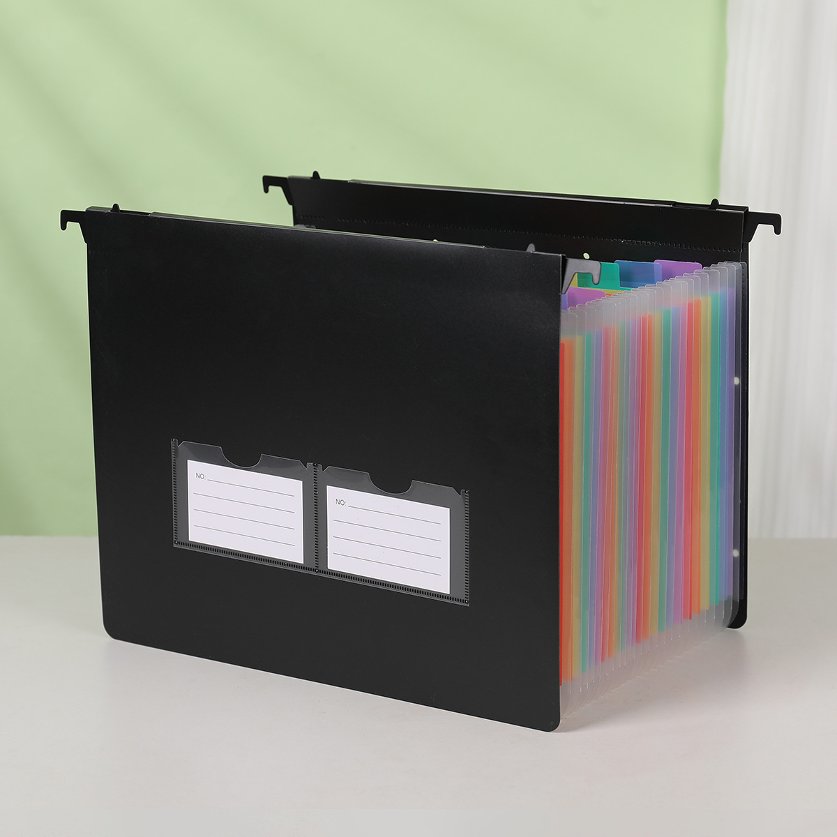 Expandable Accordion File Folder 13 Pockets - مجلد ملفات معلق قابل للتوسيع بـ