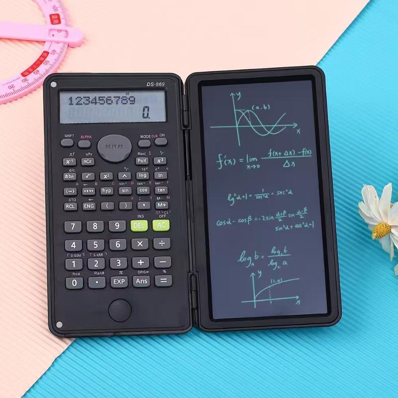 Scientific Calculator For Secondary School - آلة حاسبة علمية مع لوحة كتابة