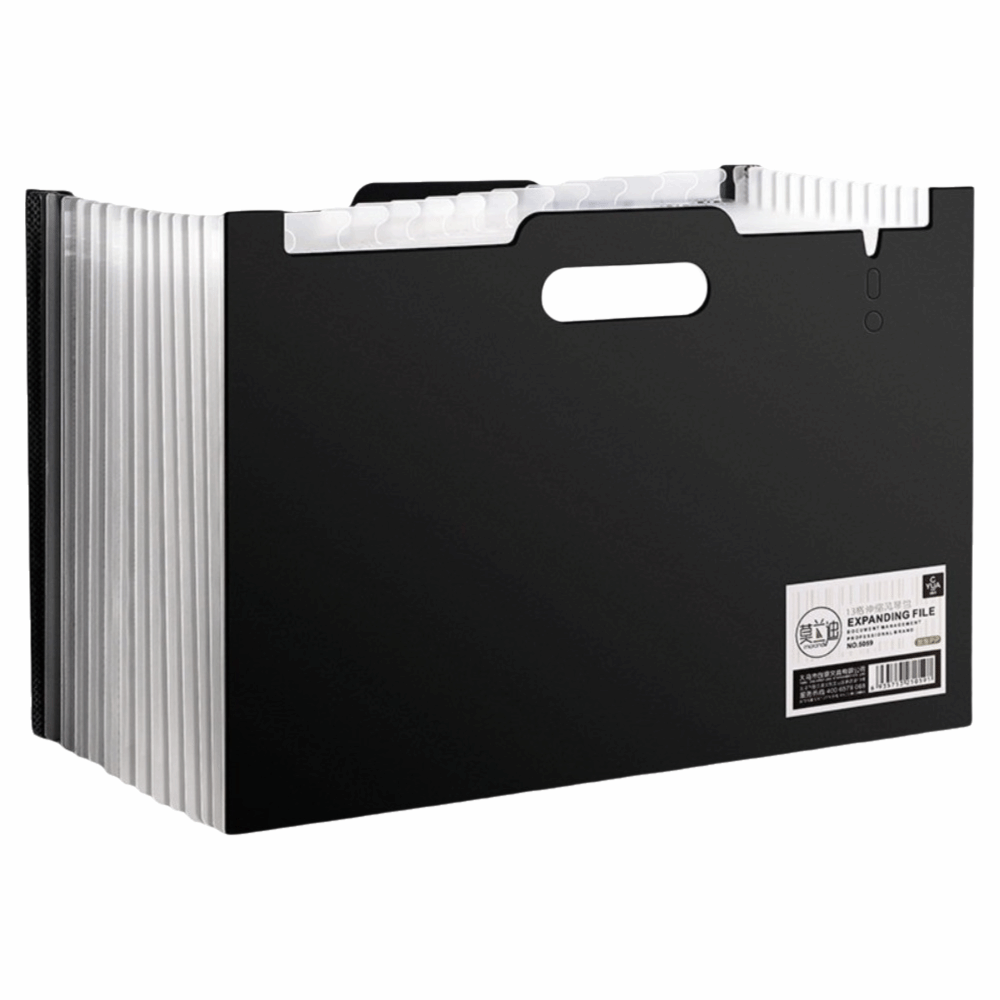 Expandable Accordion File Folder 13 Pockets - حافظة ملفات قابلة للتوسيع بـ 13