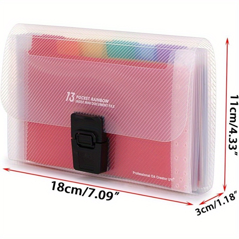 منظم الملفات الموسع مقاس A6 مك - مراجعة Expandable Accordion File Folder 13 Pockets وسعره