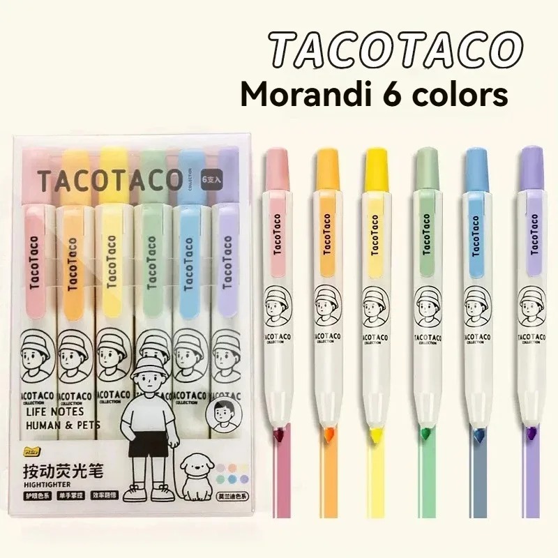 مجموعة من 6 أقلام تظليل بألوان - مراجعة Pastel Highlighter Set Double Ended وسعره