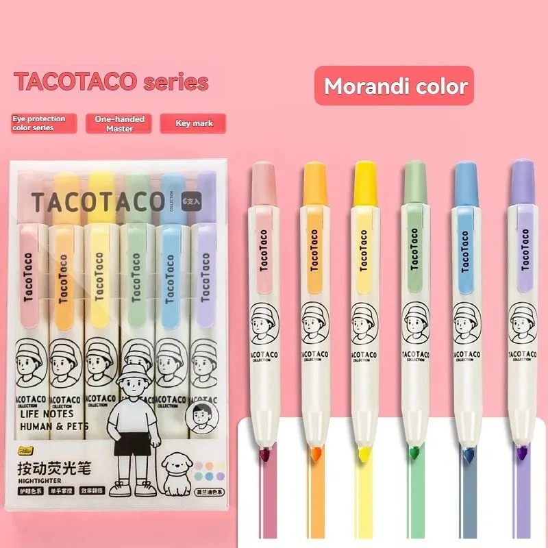 مجموعة من 6 أقلام تظليل بألوان - مراجعة Pastel Highlighter Set Double Ended وسعره