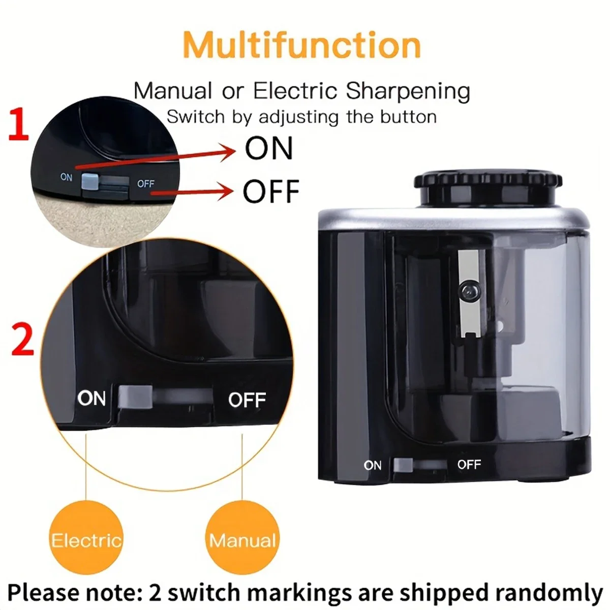 مبراة أقلام كهربائية مكتبية أو - مراجعة Electric Pencil Sharpener Usb وسعره