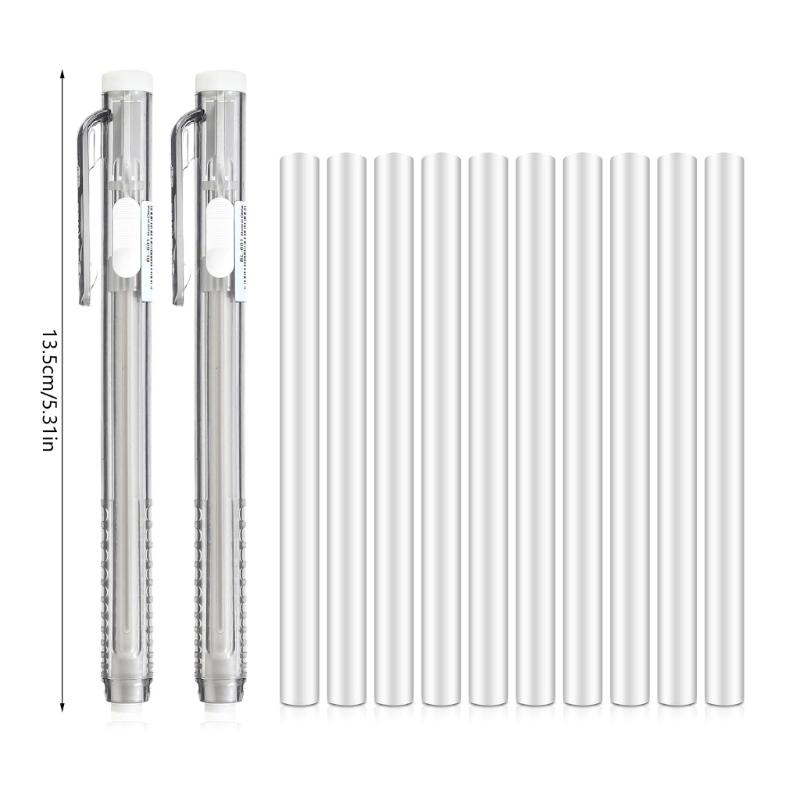 12x محايات على شكل قلم محايات  - مراجعة Retractable Eraser Pen Click وسعره
