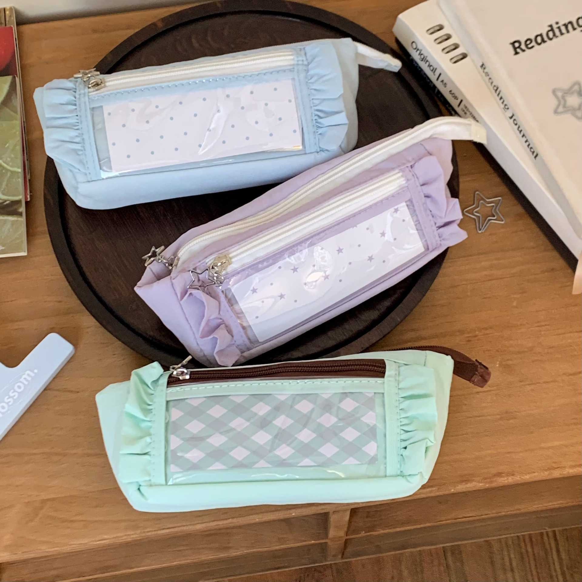 مقلمة لطيفة ذات سعة كبيرة متعد - مراجعة Aesthetic Large Pencil Case Pouch وسعره