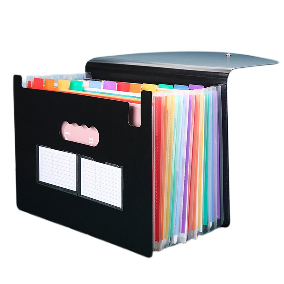 AT16 ملف قابل للتوسيع بـ 13 جي - مراجعة Expandable Accordion File Folder 13 Pockets وسعره