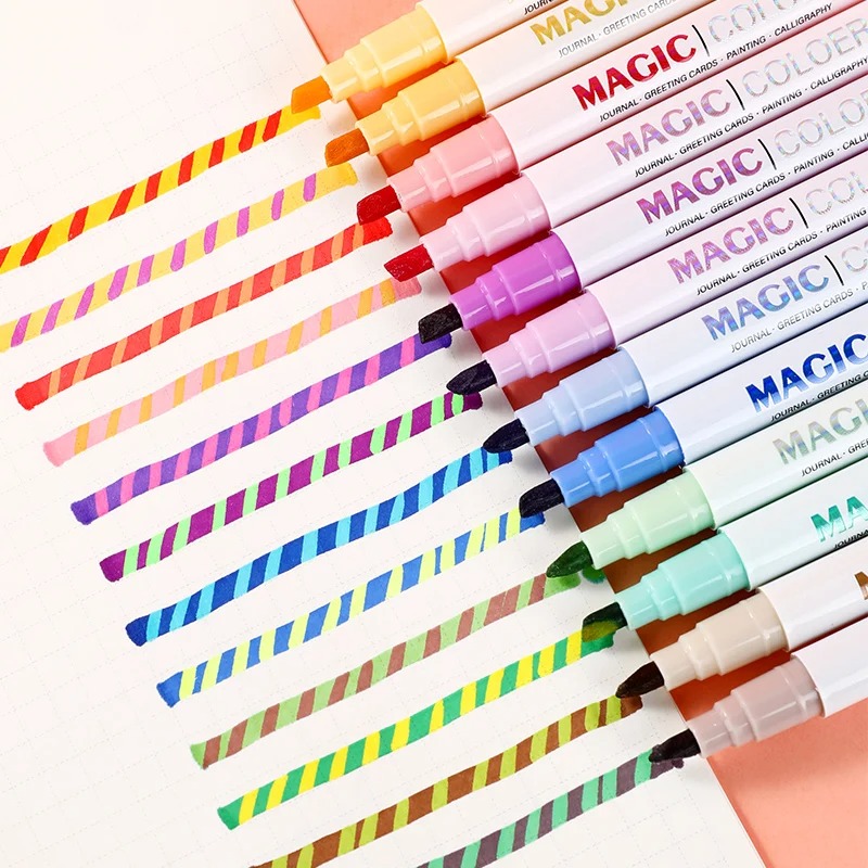 مجموعة أقلام تحديد سحرية مزدوج - مراجعة Pastel Highlighter Set Double Ended وسعره