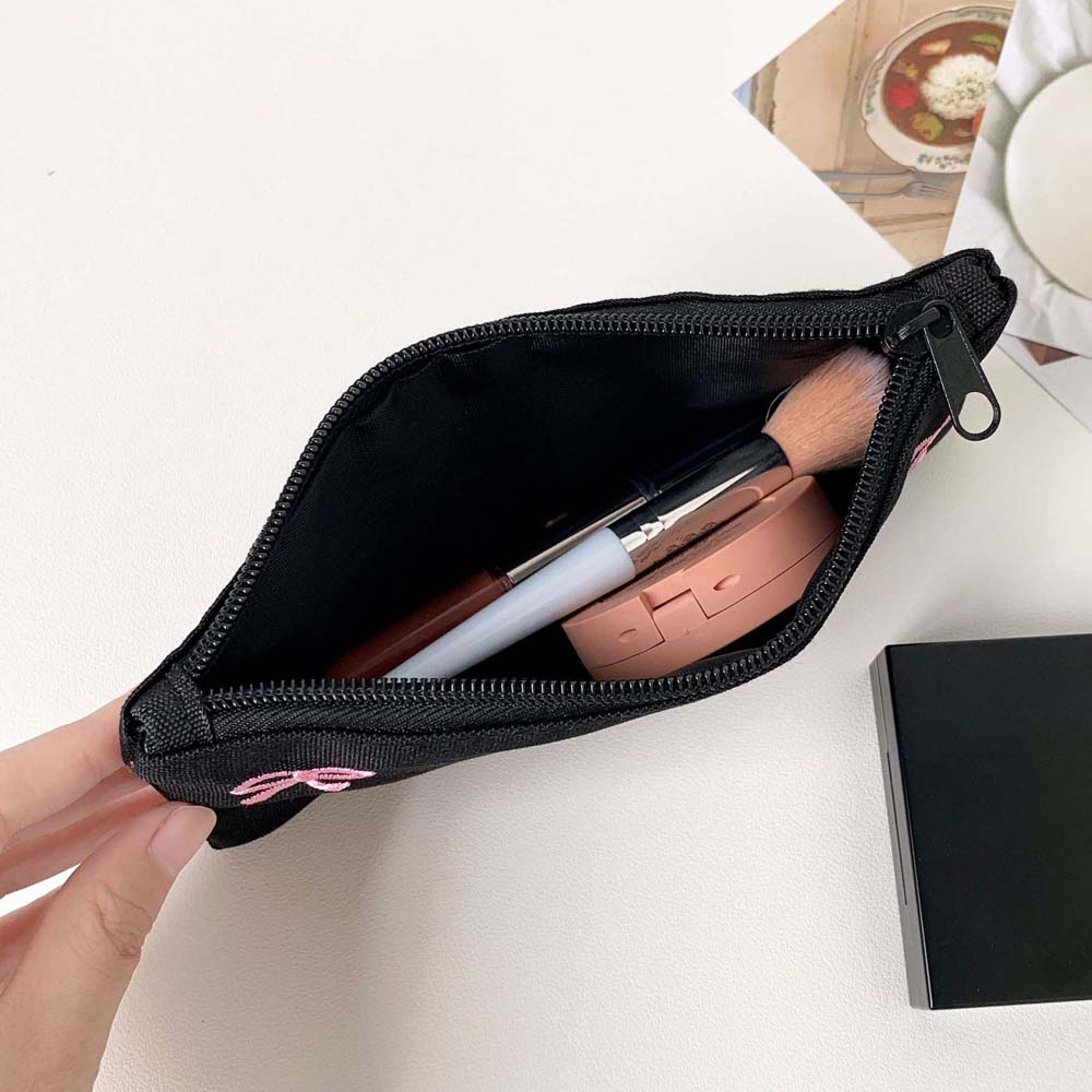 Bowknot القوس حقيبة أدوات مكتب - مراجعة Aesthetic Large Pencil Case Pouch وسعره
