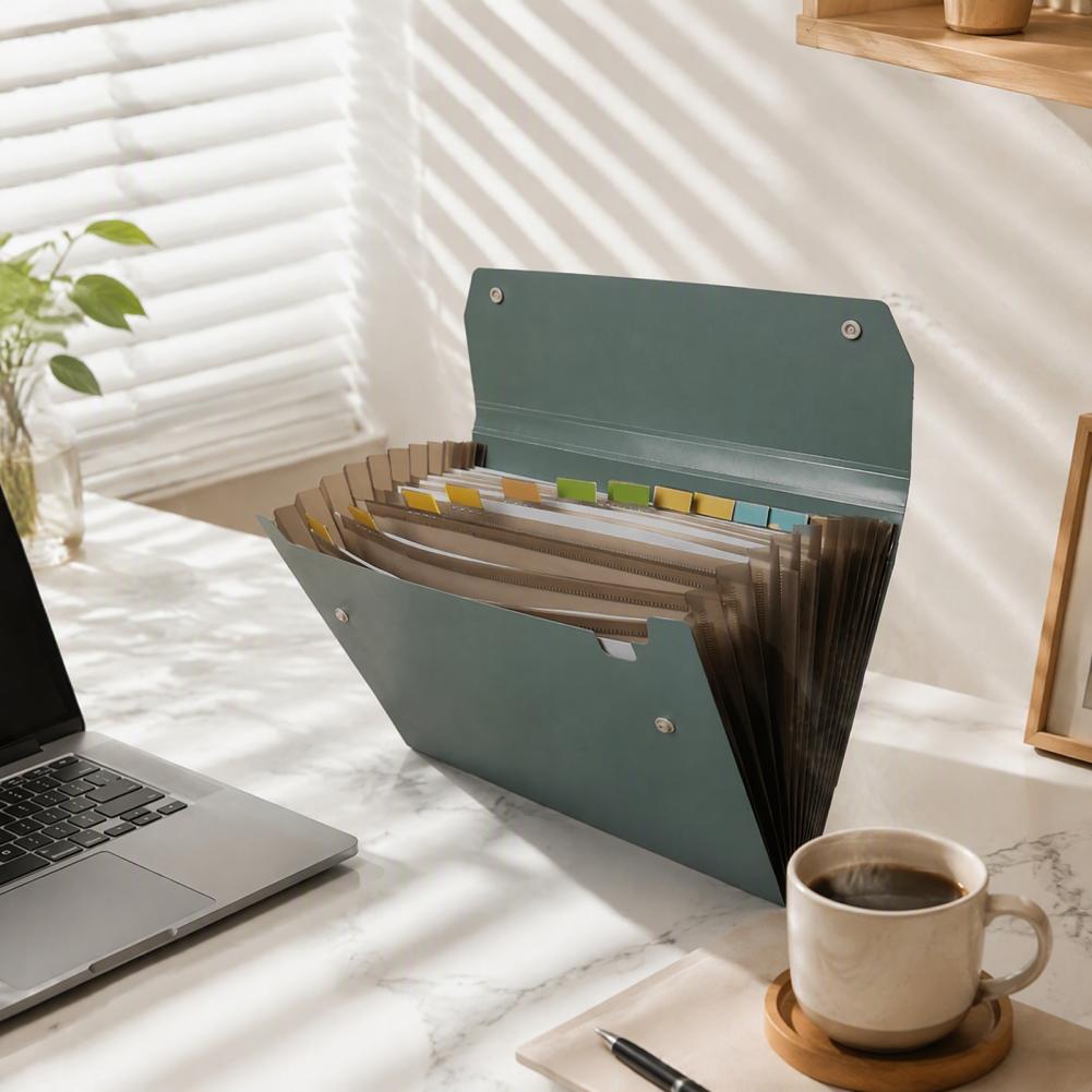 مجلد ملفات قابل للتوسيع مع 13  - مراجعة Expandable Accordion File Folder 13 Pockets وسعره