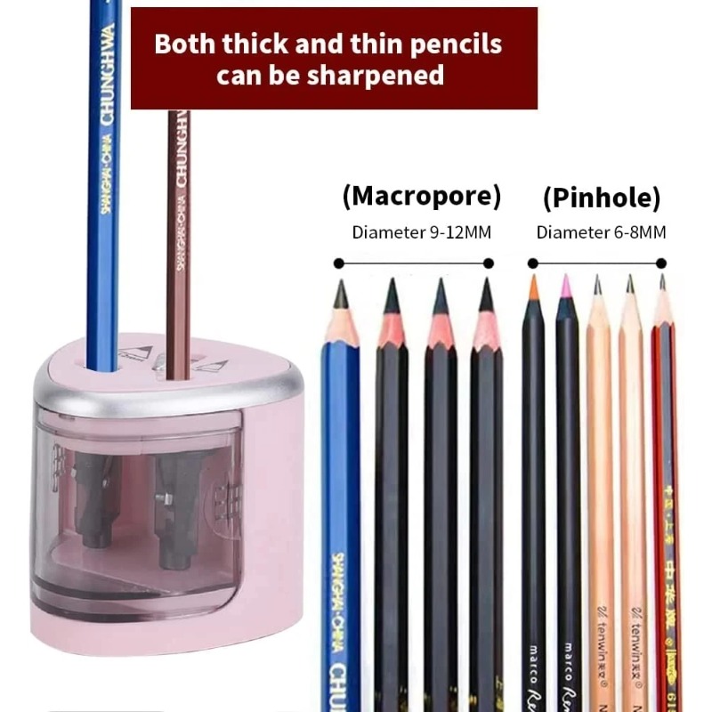 مبراة أقلام كهربائية محسنة بفت - مراجعة Electric Pencil Sharpener Usb وسعره