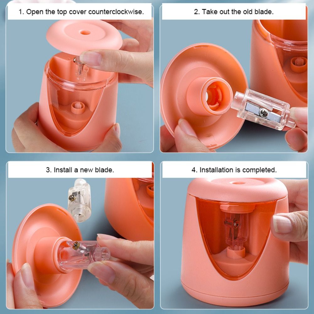 لوازم مدرسية: مبراة أقلام كهرب - مراجعة Electric Pencil Sharpener Usb وسعره
