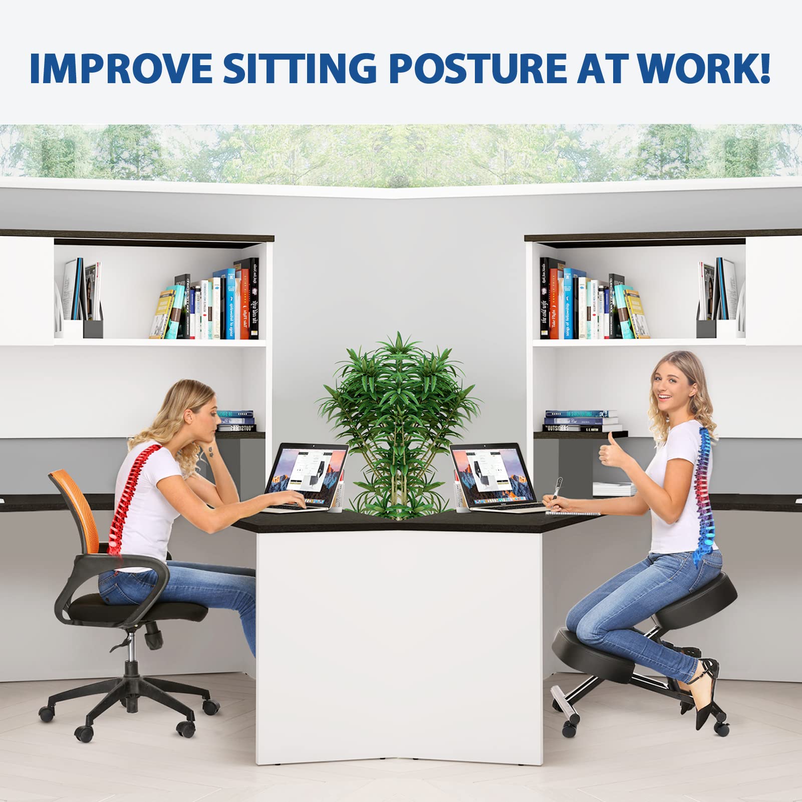 كرسي للركوع مريح للمكتب، مقعد  - مراجعة Office Furniture وسعره