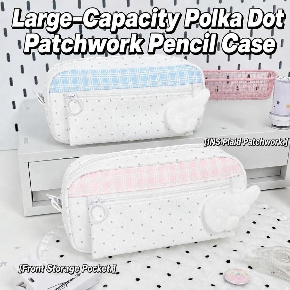 حقيبة أقلام رصاص أنيقة بنقشة ا - مراجعة Aesthetic Large Pencil Case Pouch وسعره