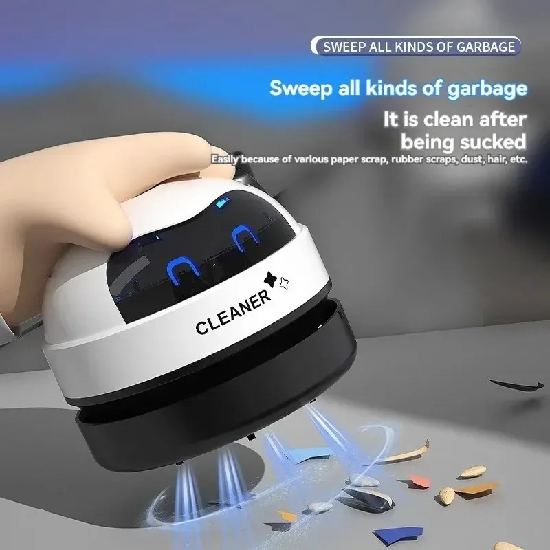 مكنسة كهربائية لاسلكية صغيرة ل - مراجعة Mini Desktop Vacuum Cleaner For Eraser Dust وسعره