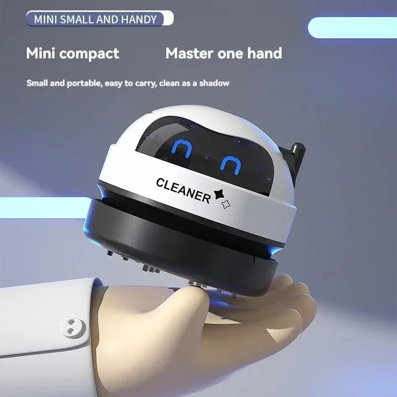 مكنسة كهربائية لاسلكية صغيرة ل - مراجعة Mini Desktop Vacuum Cleaner For Eraser Dust وسعره