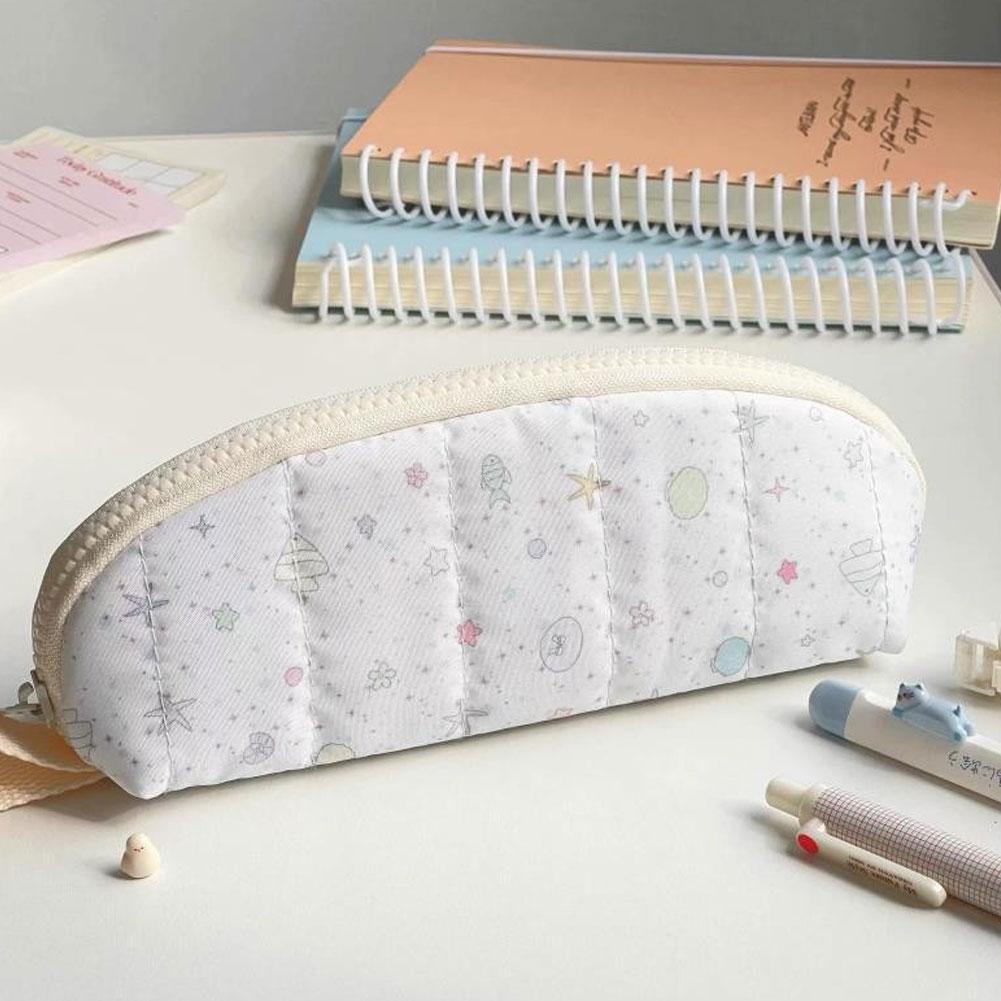 حقيبة أقلام رصاص أنيقة بنقاط ا - مراجعة Aesthetic Large Pencil Case Pouch وسعره