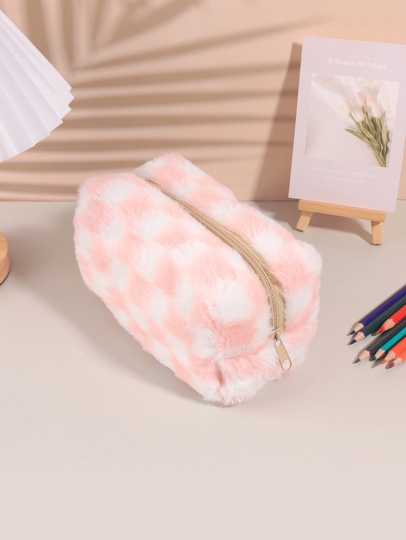 مقلمة كورية مربعة أنيقة، حقيبة - مراجعة Aesthetic Large Pencil Case Pouch وسعره