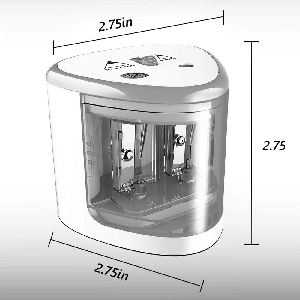 Tenwin جديد اثنين حفرة الكهربا - مراجعة Electric Pencil Sharpener Usb وسعره