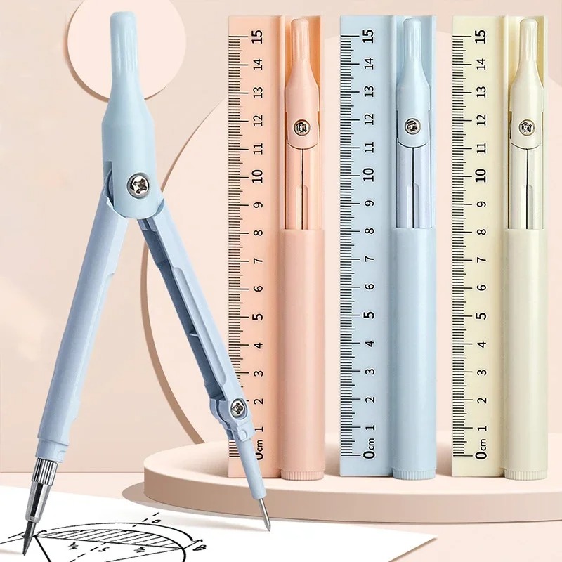 مجموعة هندسية بوصلة 3 في 1 مع  - مراجعة Math Geometry Set With Compass وسعره