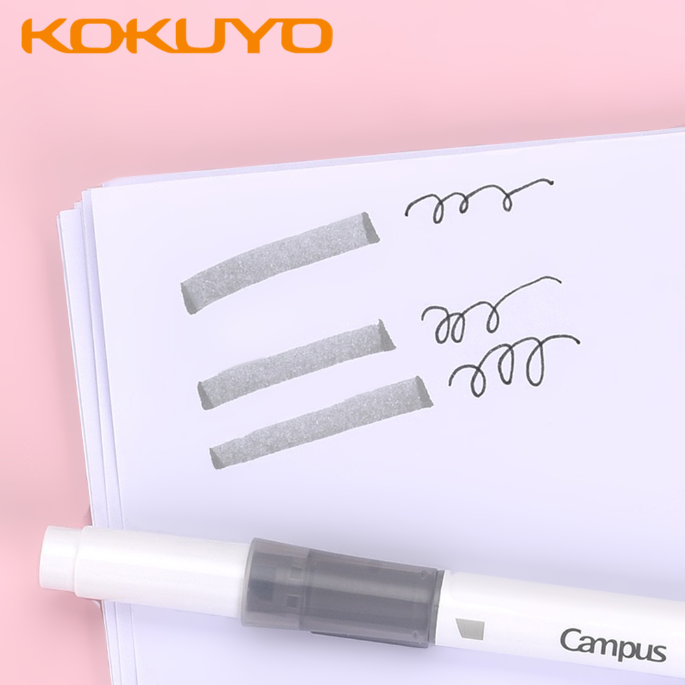 6 ألوان/مجموعة جديد اليابان KO - مراجعة Pastel Highlighter Set Double Ended وسعره
