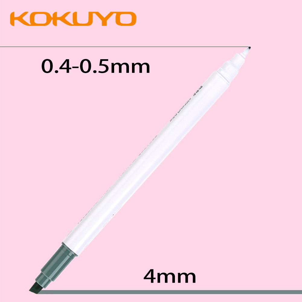 6 ألوان/مجموعة جديد اليابان KO - مراجعة Pastel Highlighter Set Double Ended وسعره