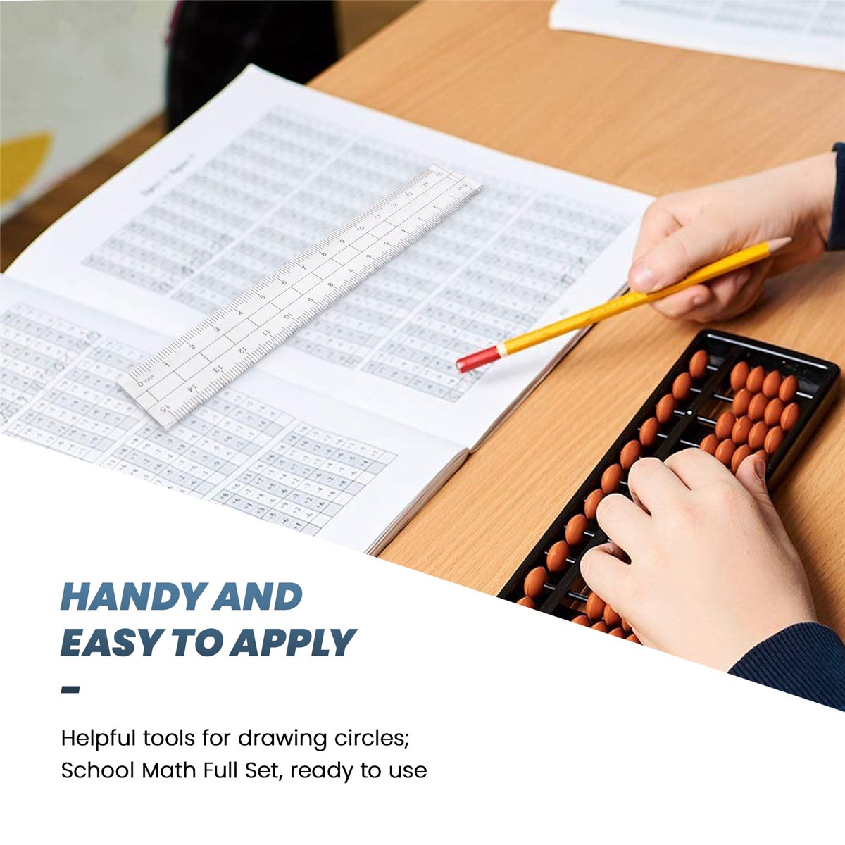 طقم أدوات هندسية من MALL مكون  - مراجعة Math Geometry Set With Compass وسعره
