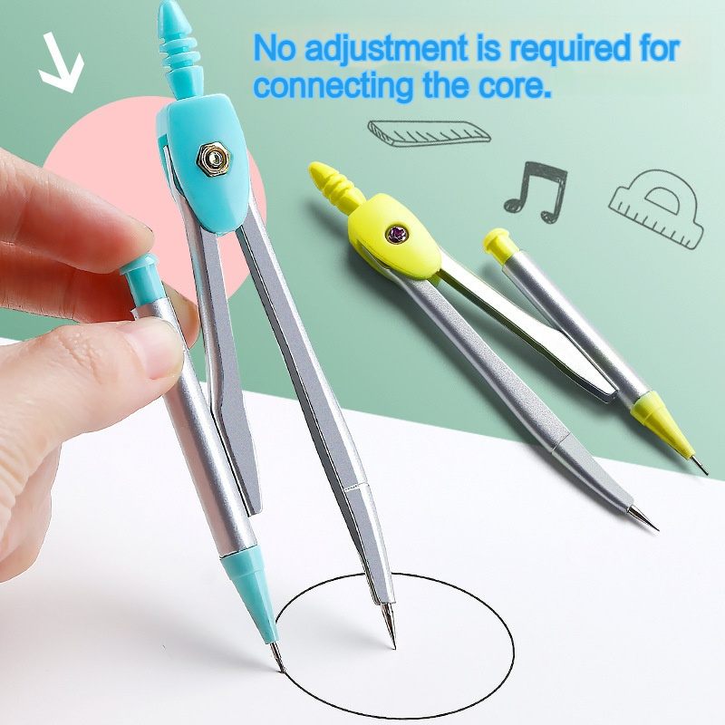 مجموعة مساطر رياضية مكونة من 7 - مراجعة Math Geometry Set With Compass وسعره