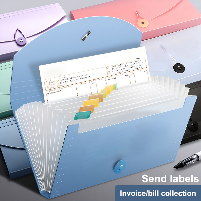 ✰ ✪ حافظة ملفات قابلة للتوسيع  - مراجعة Expandable Accordion File Folder 13 Pockets وسعره