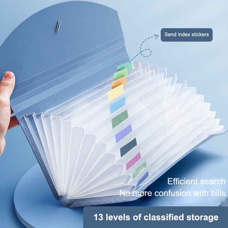 ✰ ✪ حافظة ملفات قابلة للتوسيع  - مراجعة Expandable Accordion File Folder 13 Pockets وسعره