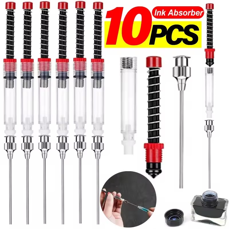 1-10 قطع ماص حبر أقلام حبر سائ - مراجعة School Supplies وسعره