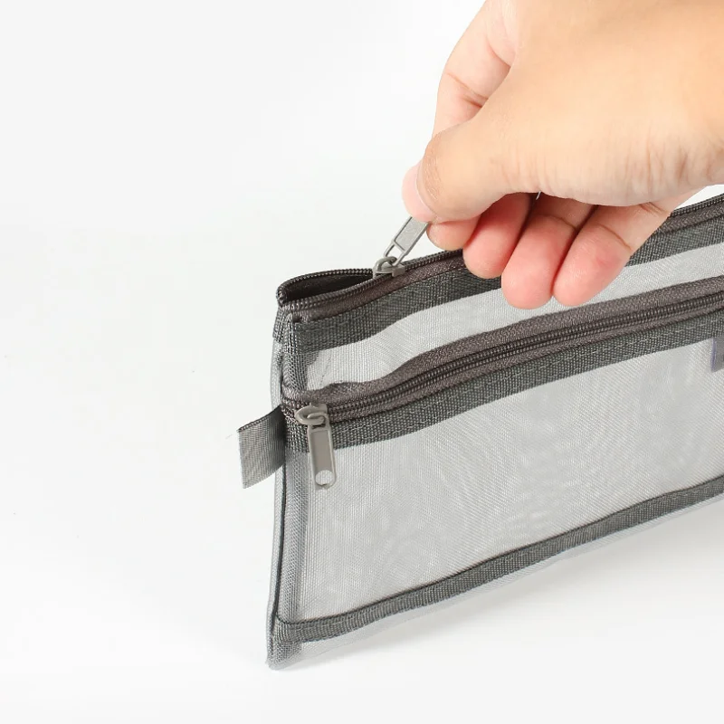 حقيبة قرطاسية شبكية شفافة من ا - مراجعة Clear Mesh Pencil Pouch For Exam وسعره