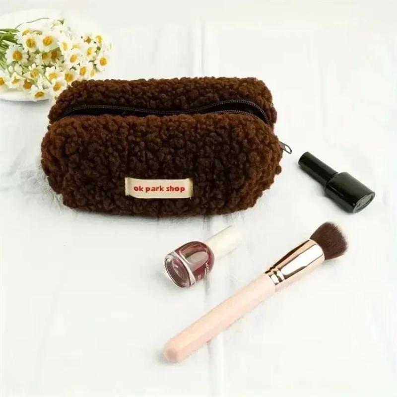 حقيبة تخزين من صوف الحملان 202 - مراجعة Aesthetic Large Pencil Case Pouch وسعره