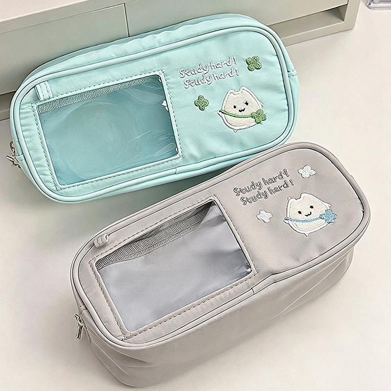 حقيبة أقلام رصاص لطيفة وواسعة: - مراجعة Aesthetic Large Pencil Case Pouch وسعره