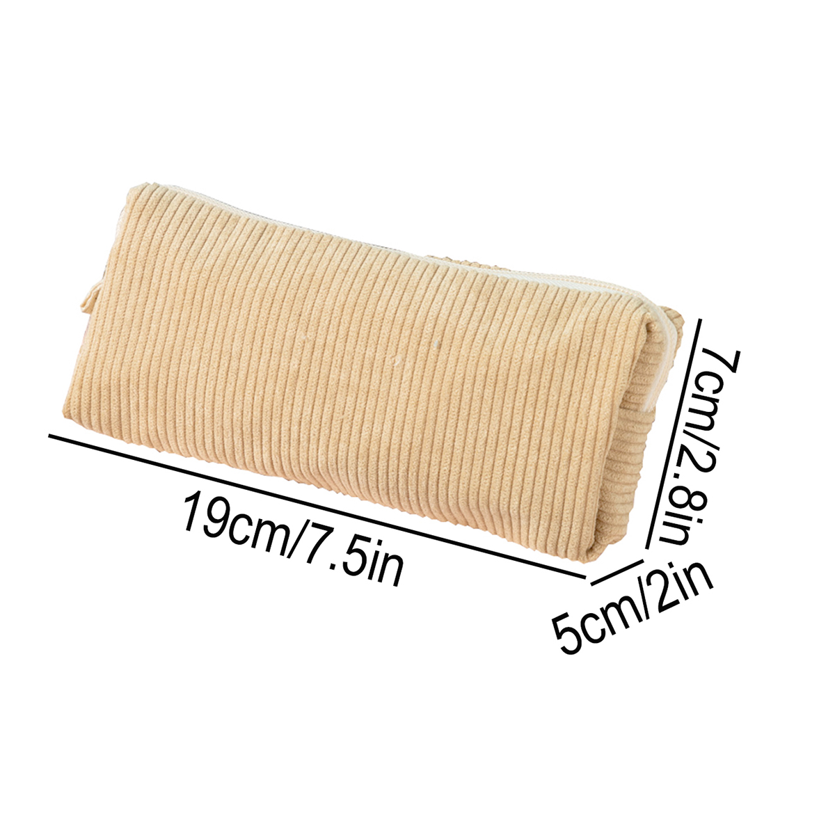مقلمة قماش كوردروي بسيطة، حقيب - مراجعة Aesthetic Large Pencil Case Pouch وسعره