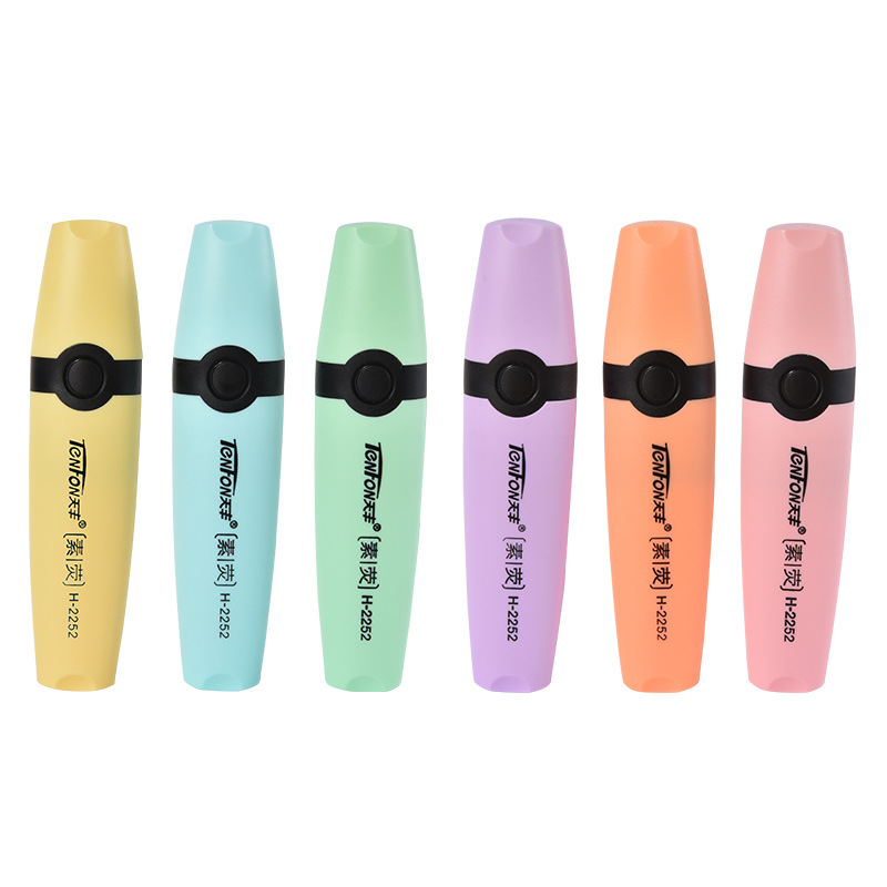 6 قطعة/المجموعة هيغليغتر ألوان - مراجعة Pastel Highlighter Set Double Ended وسعره