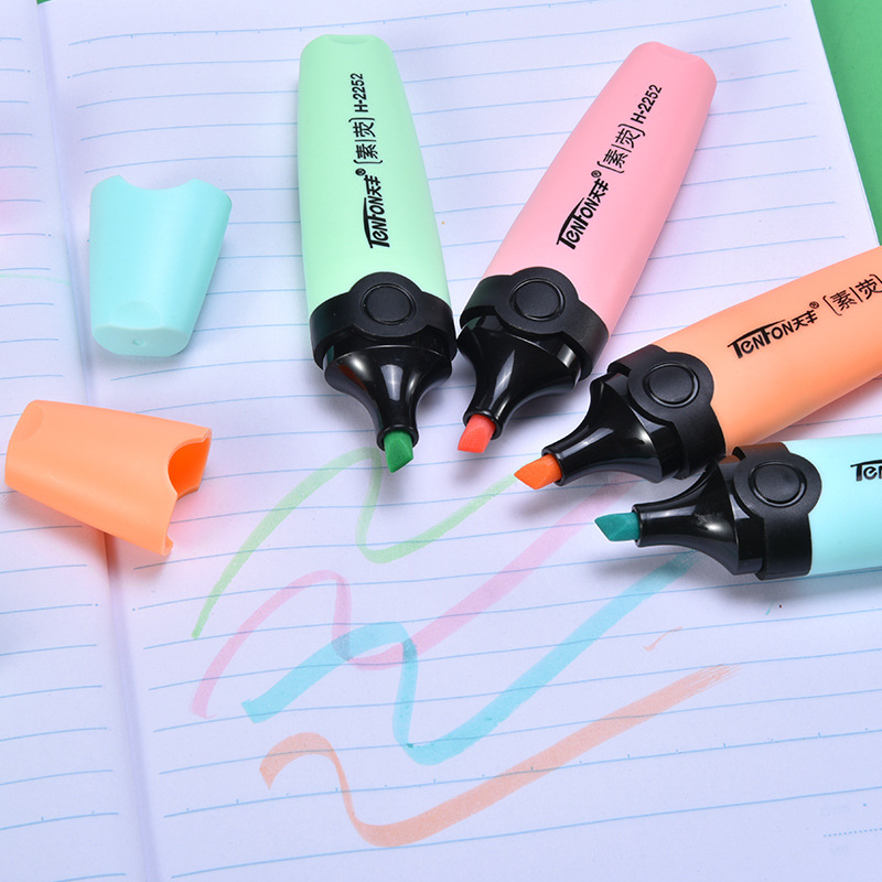 6 قطعة/المجموعة هيغليغتر ألوان - مراجعة Pastel Highlighter Set Double Ended وسعره