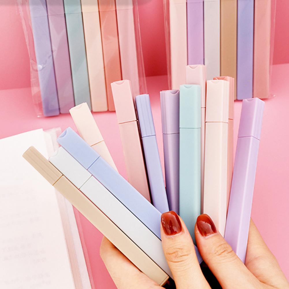 أقلام تظليل ملونة 6 قطع، مجموع - مراجعة Pastel Highlighter Set Double Ended وسعره