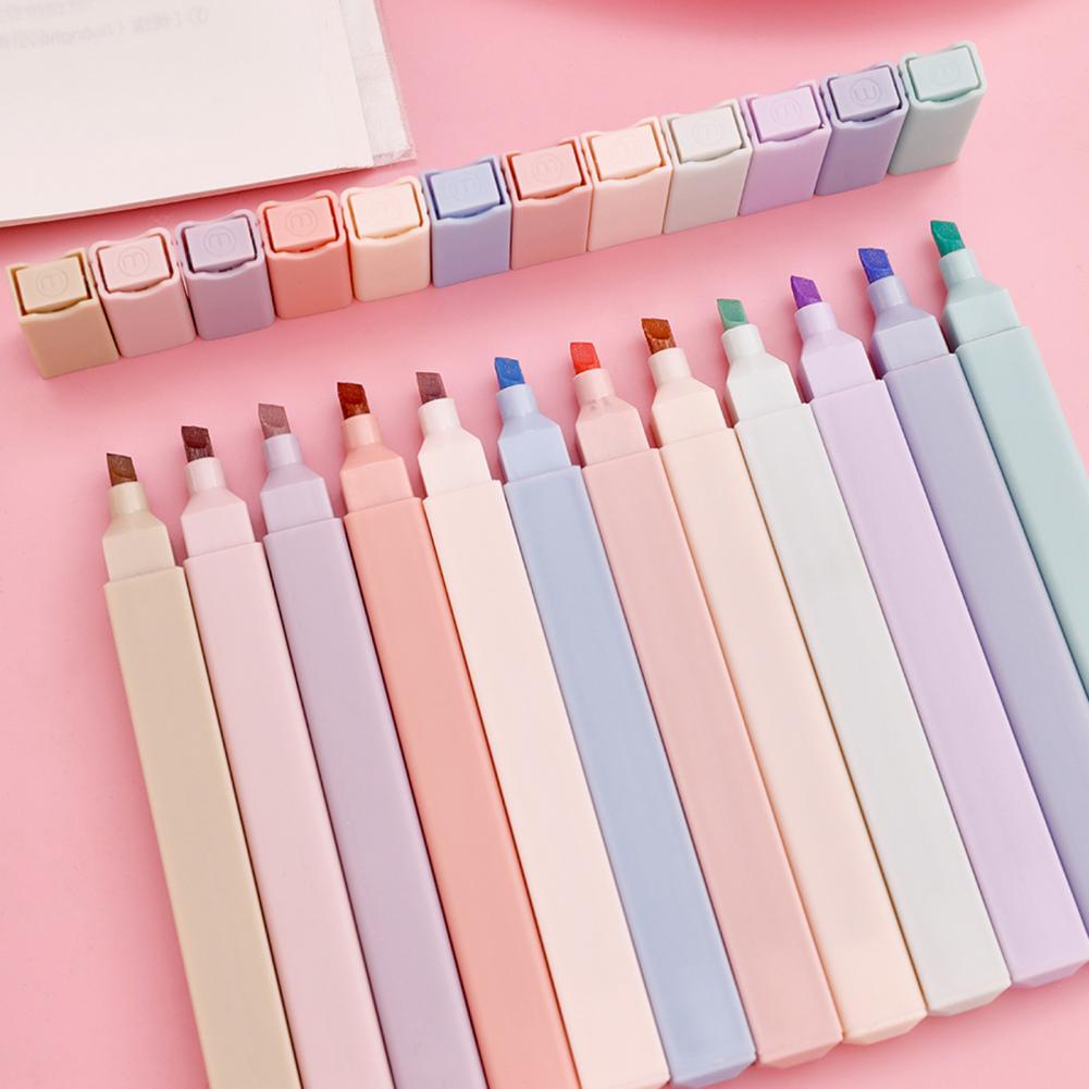 أقلام تظليل ملونة 6 قطع، مجموع - مراجعة Pastel Highlighter Set Double Ended وسعره